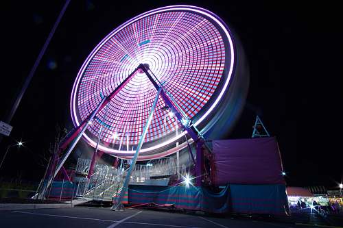 ferris wheel white and pink ferris wheel manteca